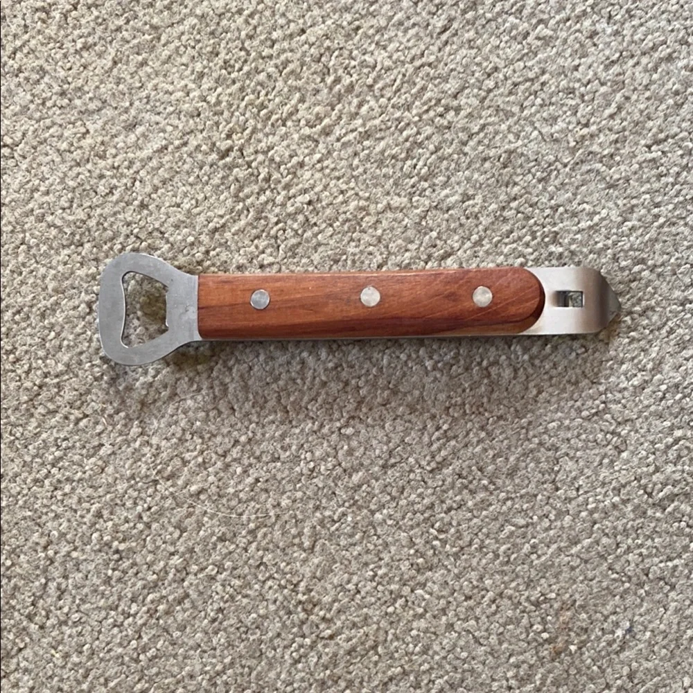 Wooden Handle Bottle Opener